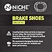 NICHE Brake Shoe for Honda Rancher 350 420 foreman 500 450 400 06430-HN0-A20 Rear