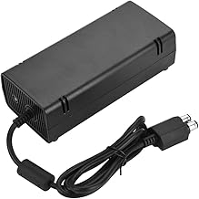 Adaptador de Fuente de alimentación, Cargador de Bloque de Fuente de alimentación, CA 100V - 240V Negro Universal para Xbox 360 Slim(European Standard 110-240V)