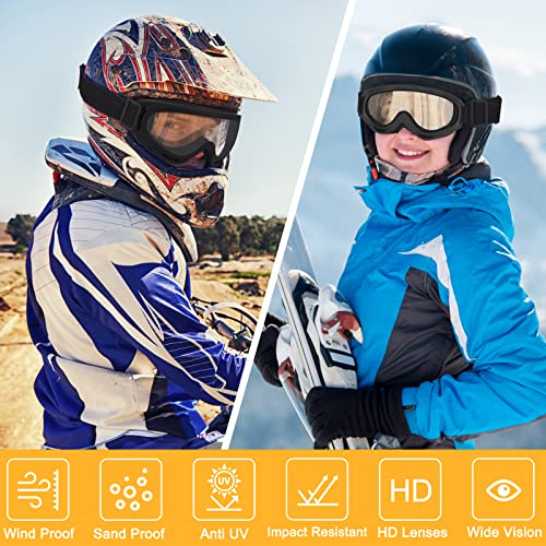 OXG 2-Pair Motorcycle Goggles