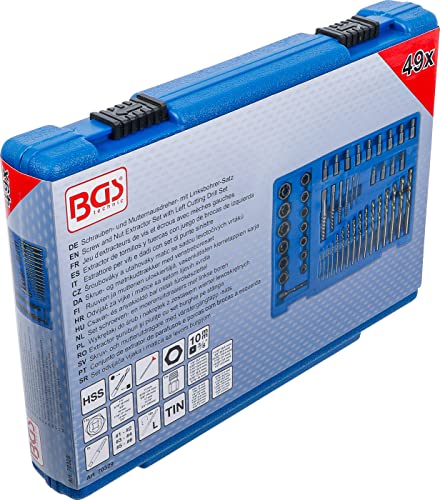 Extracteurs de vis foirées BGS 70329 pour débloquer les écrous cassés