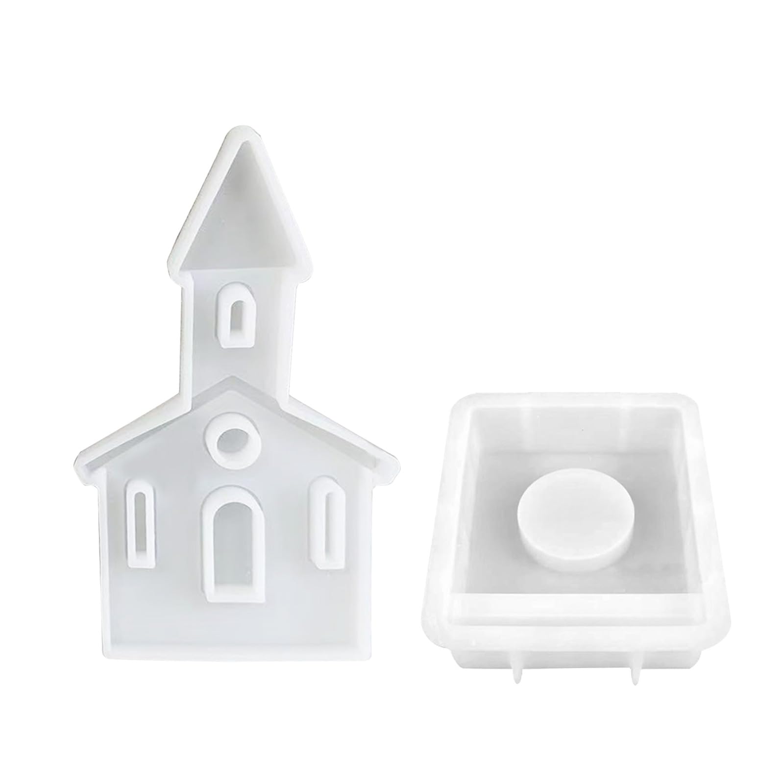 Jazuaiao Shape Holder Mold with Base for Making Tealight Decorations Gypsum Ornament Art Craft Making