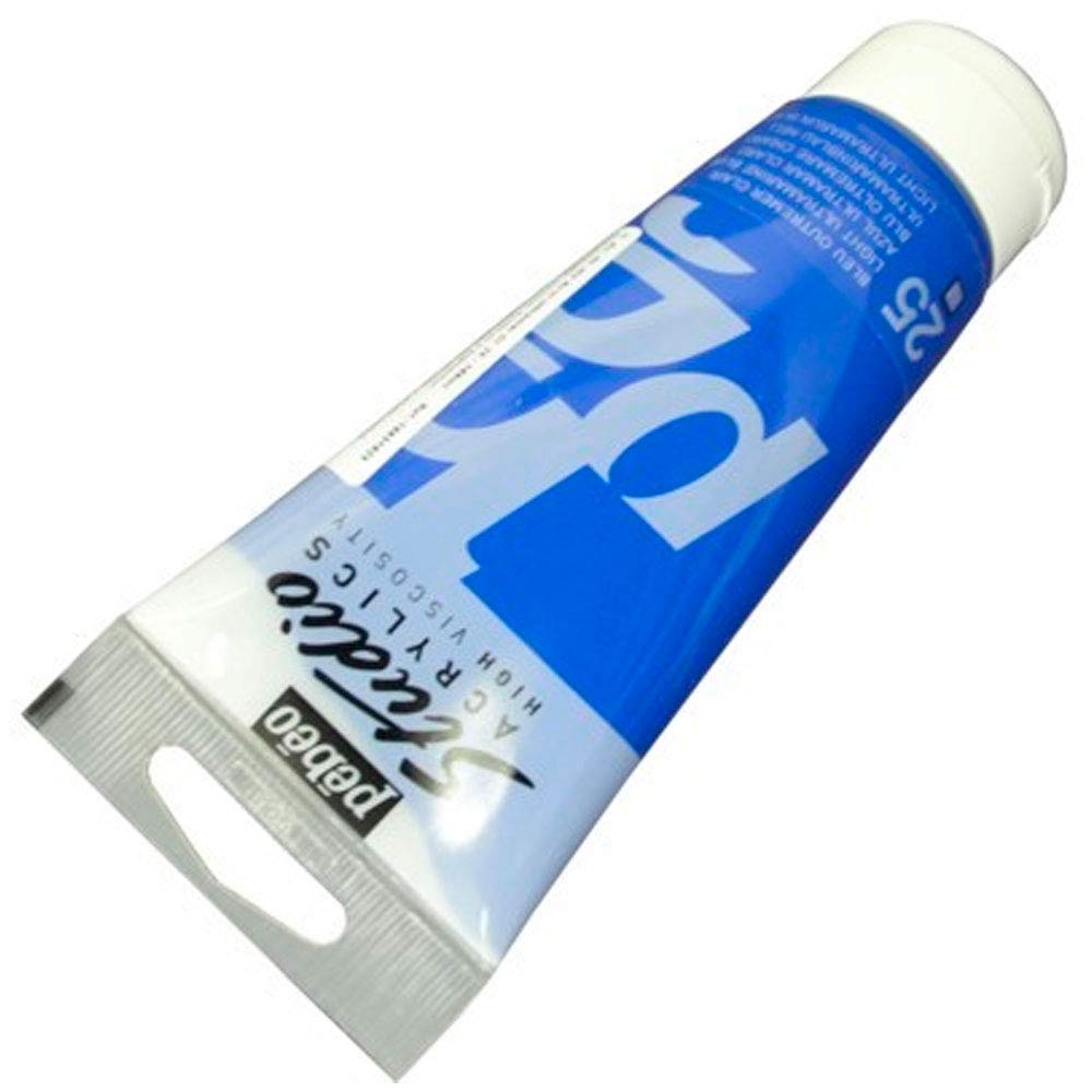 Pebeo Opaque Light Ultramarine Blue Pébéo Acrylic Opaque Paint - Light Ultramarine Blue - 100 Ml
