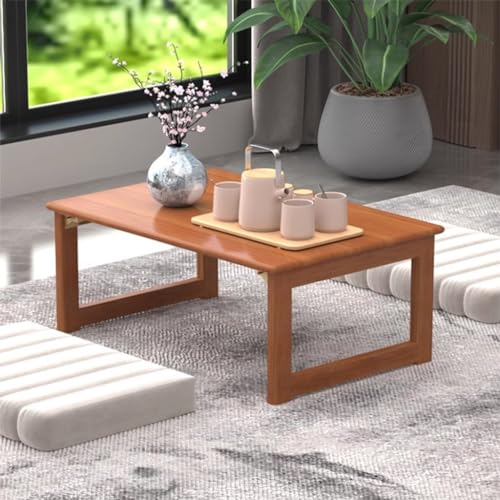 Table de méditation tatami pliante en bois pour rituel thé zen