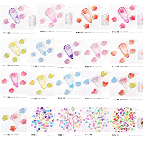 3D Harz Sommer Obst Liebe Herz Design Nail Art Dekorationen Home Fashion Nagelschmuck Ornament Maniküre Decals Zubehör – Bild 6