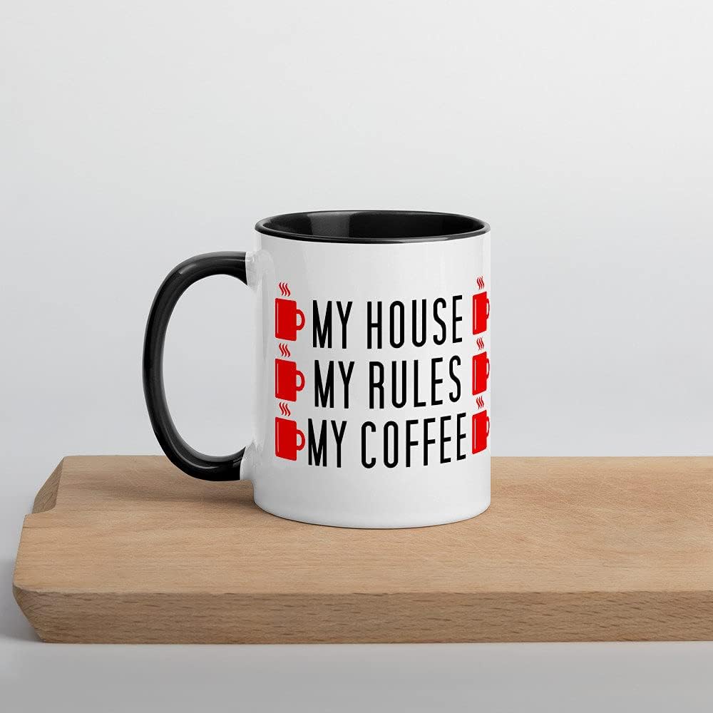 Knives Out Mug My House, My Rules, My Coffee Mug Movie