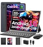 Amazon.com : Android Tablet with Keyboard, 2026 Upgraded Android