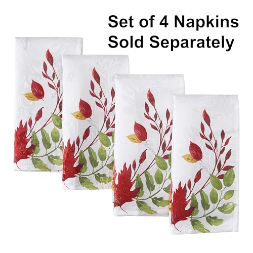 Servilletas de Tela Newbridge Flourishing Leaves Set x4 miniatura 2