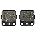 NICHE Brake Pad Set for Honda FourTrax 300 Recon 250 Yamaha Banshee Big Bear 350 Front Semi-Metallic Alloy Steel (Pack of 2)