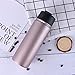 Infuser Travel Mug with Removable loose leaf Tea Strainer Bottle 18/8 Stainless Steel Insulated Tumbler for Women Rosegold
