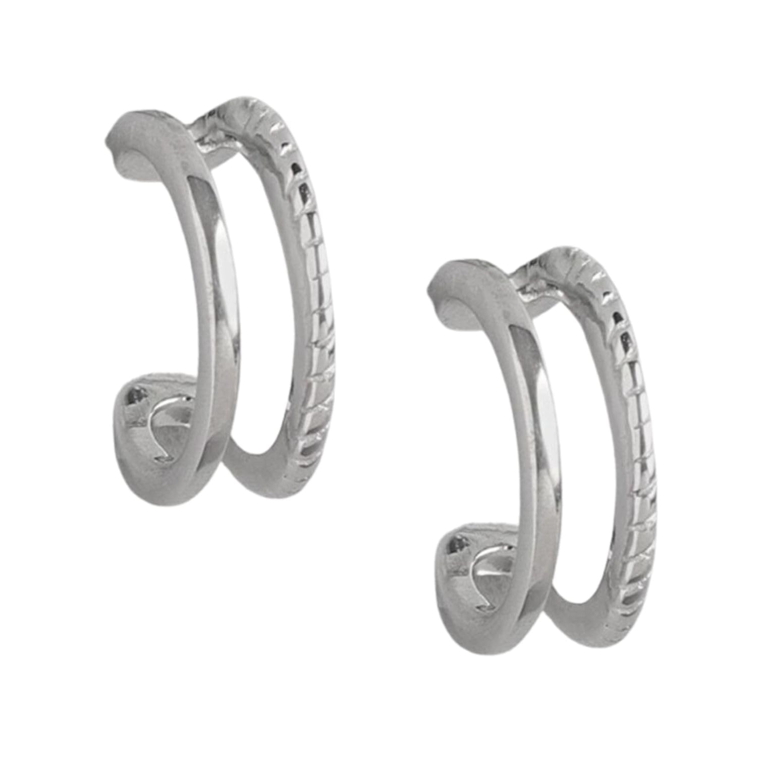 ZAVYA 925 Sterling Silver Minimal Circular Silver Plating Ear cuff Earrings | | Gift for Women and Girls | With Certificate of Authenticity and 925 Hallmark (B0C7KXTH4N) Amazon Price History, Amazon Price Tracker