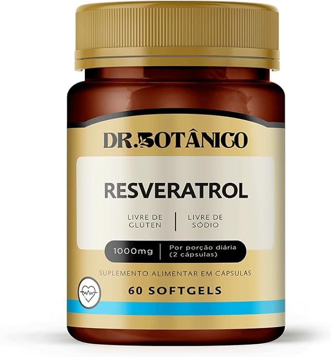 RESVERATROL 1.000MG 60 CAPSULAS DR. BOTANICO