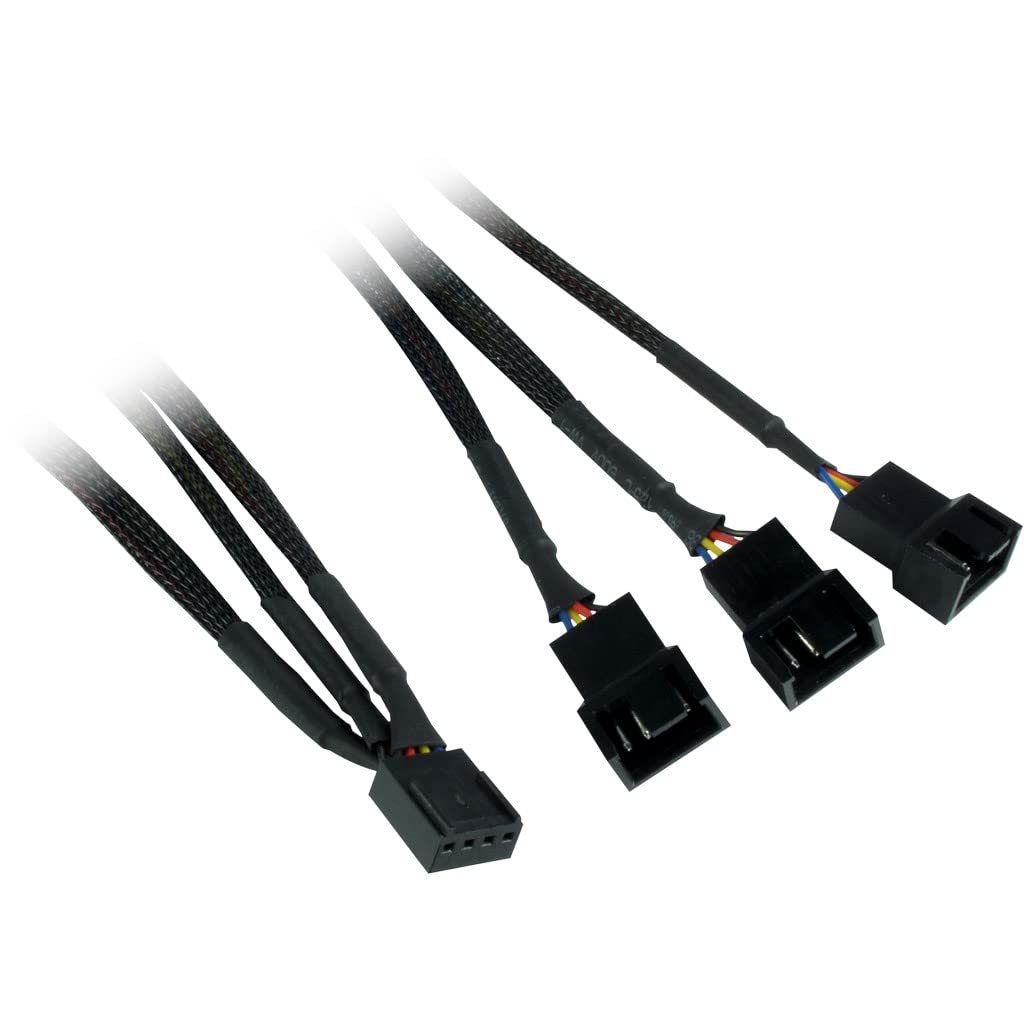 Inter-Tech Juego de ventiladores RS-14 RS-14 de 140 x 25 mm, 3 unidades, 88885536