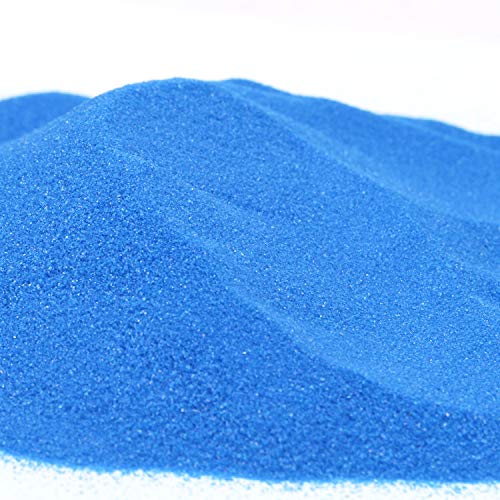 Shiny Stone Colorful Sand,Rainbow Sand,Art Sand,Colored Sand,Craft Sand,Decorative Wedding Vibrant Sand, 250G/0.55Lbs/8.81Oz For Kids Creativity Wedding Succulent Terrarium Vase (Peacock Blue) #TOP3
