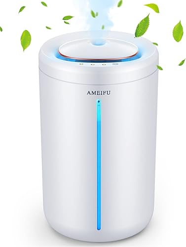 Miniatura 1 de Humidifiers for Bedroom Large Room AMEIFU Top Fill Humidifier 45L Quiet Ultrasonic Cool Mist Humidifiers for Home Baby Nursery Up to 40 Hours Run