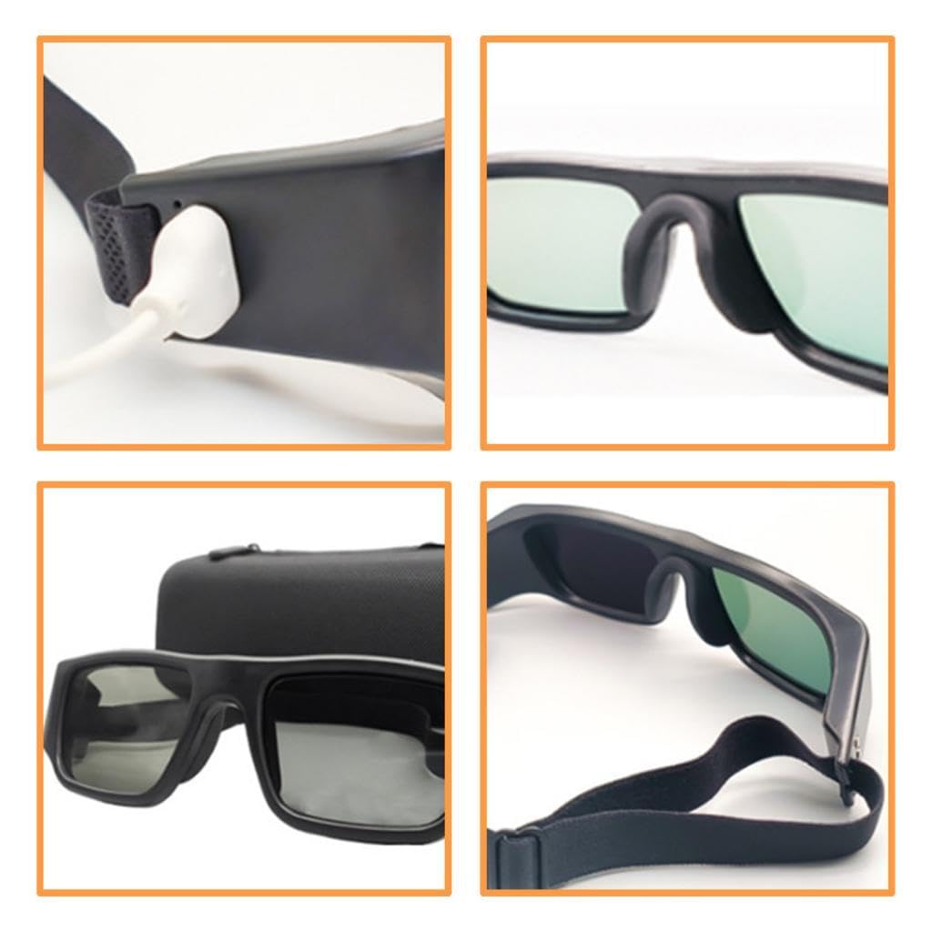 Lunettes Stroboscopiques D'entraînement Visuel, Lunettes Anti-Dribble pour La Course à Pied, Le Baseball et La Boxe