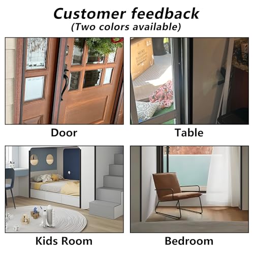Image of 3pcs 57 inch L*0.98 inch W Aluminum Self-Adhesive Wall Corner Protectors, Wall Furniture Bumper, Safety Baby Proofing Corner Cushion Table Edge, Wide Coverage and Easy to Install - Black