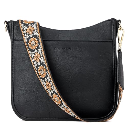 BOSTANTEN Handtasche Damen Mittelgroß Umhängetasche Crossbody Bags Leder...