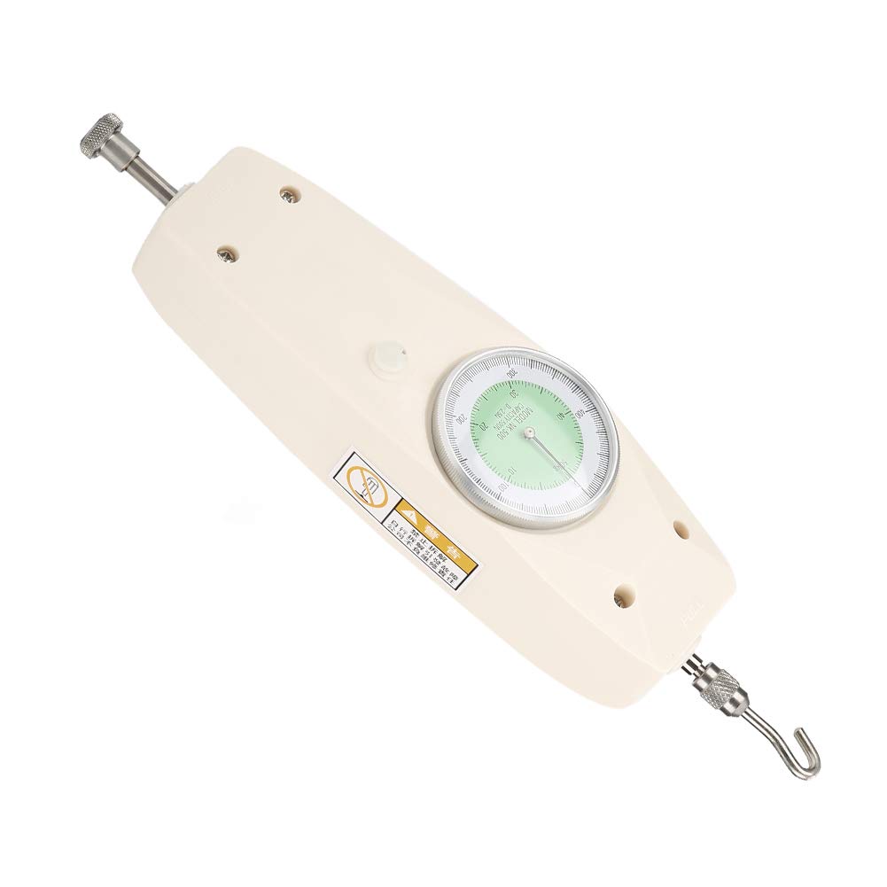 KIMISS Precyzyjny Analogowy Dynamometr 500N Tester Przyrządu do Pomiaru Siły Push Pull Miernik Przemysłowy i Naukowy/Testowanie, Pomiar i Kontrola/Ruch, prędkość i Siła