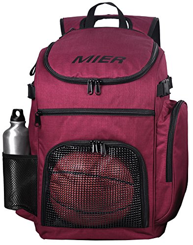 MIER Basketball Backpack Large Sports Bag for Men Women with Laptop Compartment, Best for Soccer,...