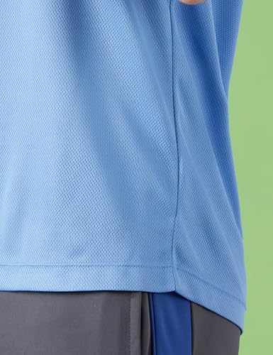 Image of Amazon Brand - Symbol Men's Polyester Color Block Active Regular Fit Sports | Round Neck | Sleeveless T-Shirt