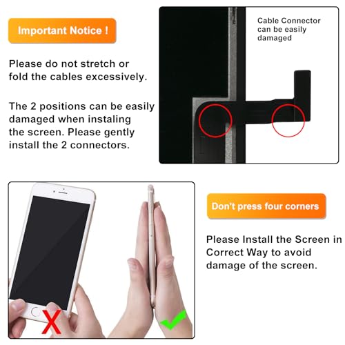 Écran de remplacement iPhone 13 Pro LCD résout le tactile cassé 6,1"
