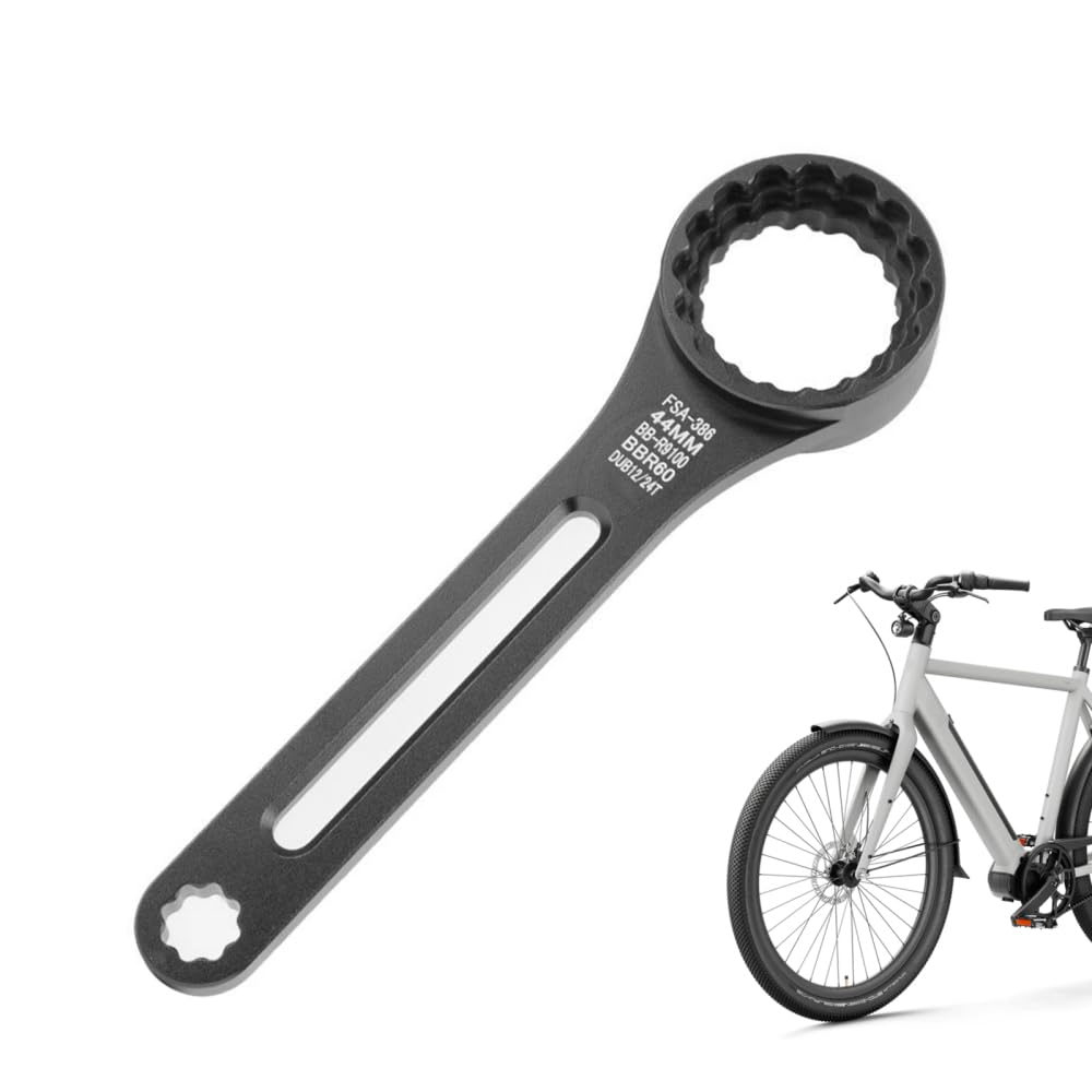 Carpjz Black Bike Bottom Bracket Tool, Bicycle Bottom Bracket Removal Tool, Multifunctional Wrench For Mountain Road Bikes