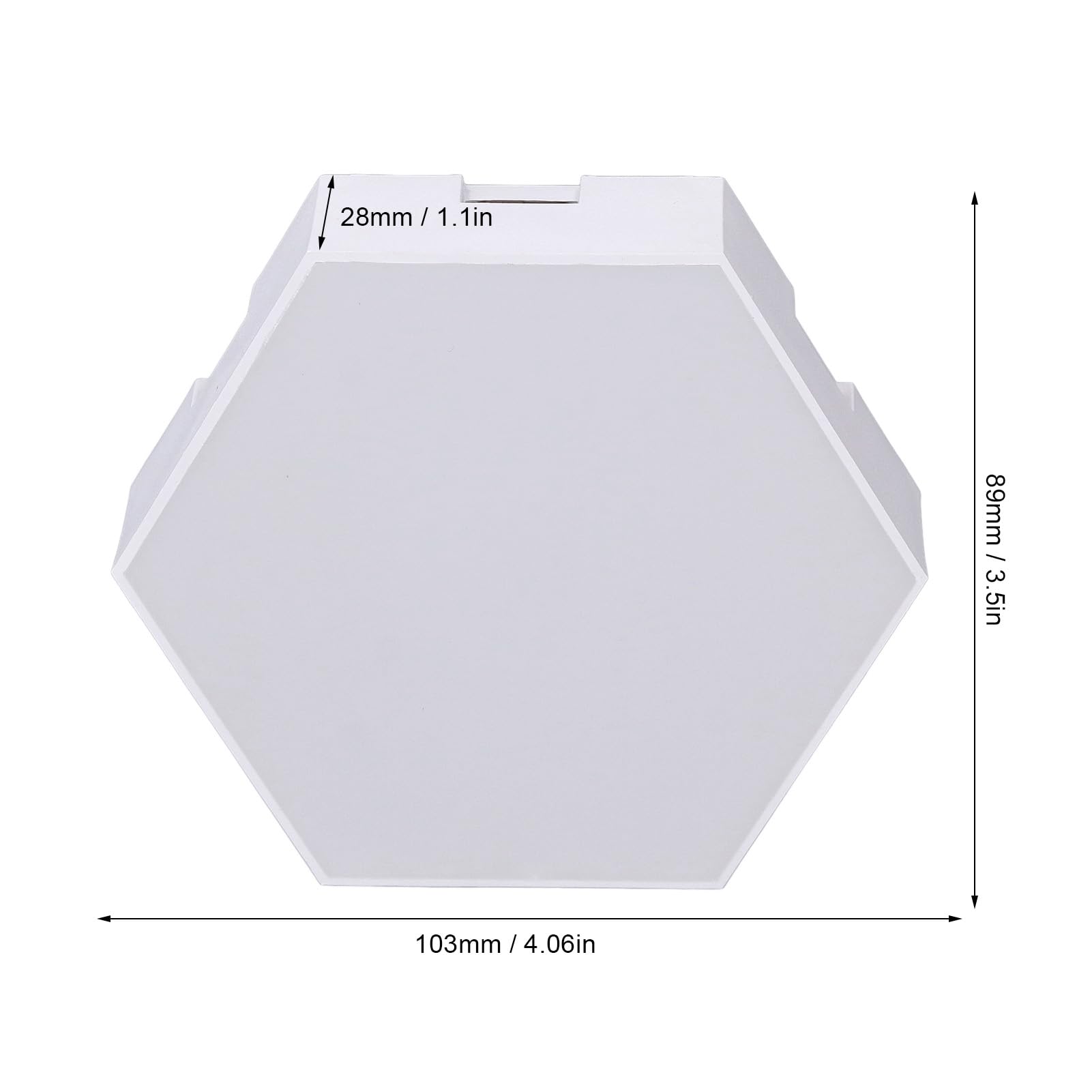 10 set luce esagonale telecomando touch control lampada da parete con giunzione a geometria alimentata tramite usb per soggiorno camera da letto studio ristorante hotel