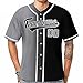 Zaanga City Basketball Custom Baseball Jersey Personalized Button Down Shirt Printe Name Number Hip Hop Uniform for Men Youth