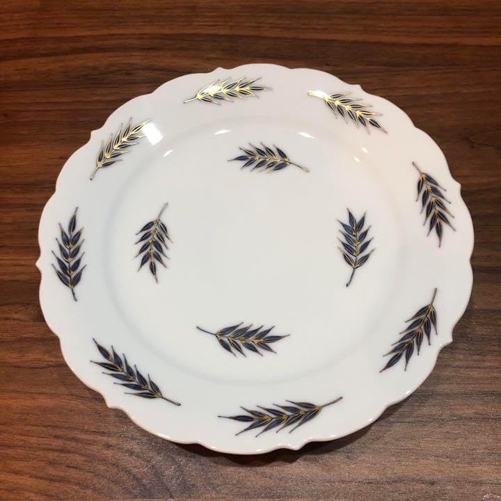 心和庵 金彩 大皿