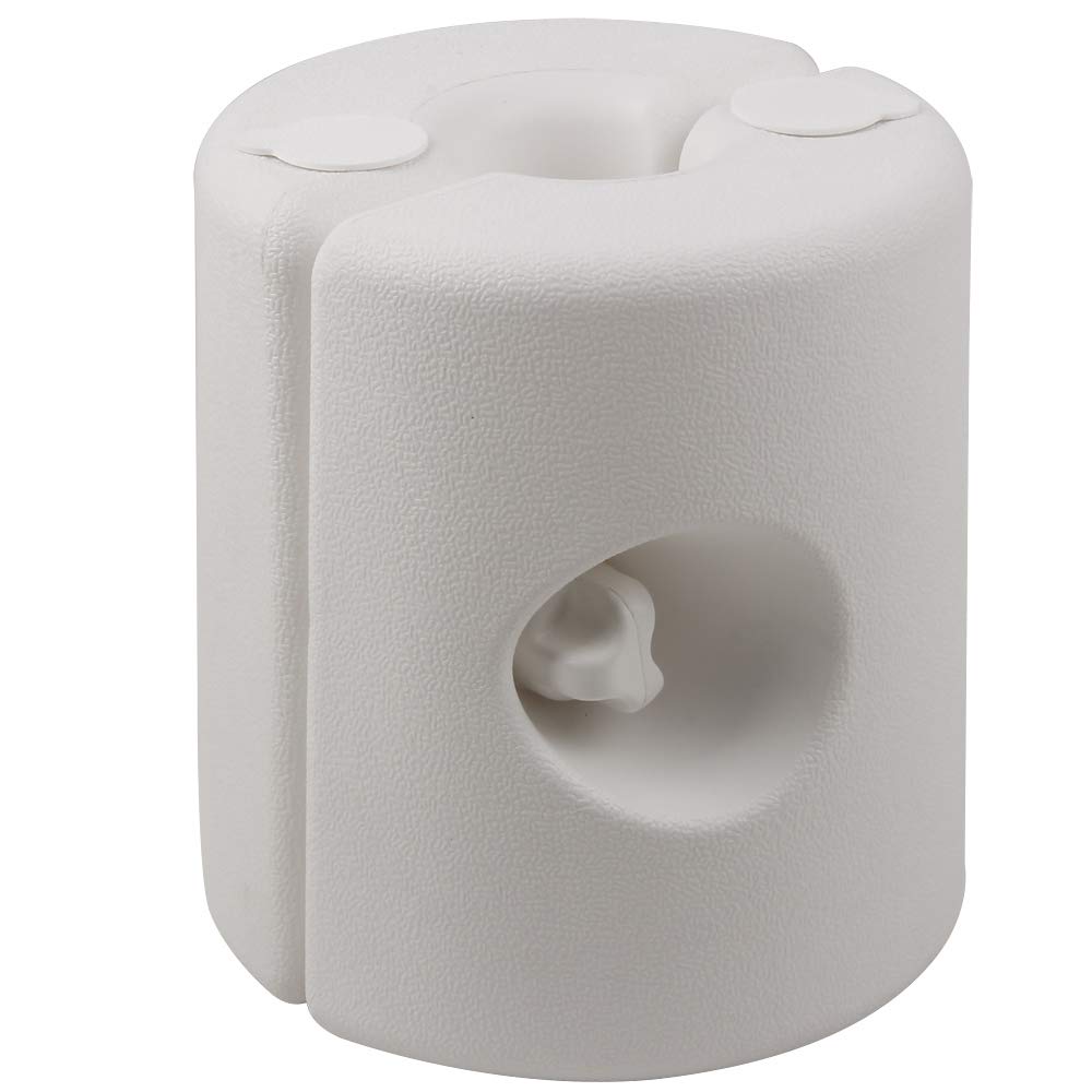 Set de 4 Poids pour pavillon Fixation en polyéthylène Haute densité tonnelle pavillon Tente Remplissage Eau/Sable Stable Robuste