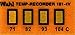 Wahl Instruments 101-4-071VC Mini Four-Position IC Batch and Vacuum Chamber Temp-Plate, 71, 82, 93 and 104 Degrees C (Pack of 10)