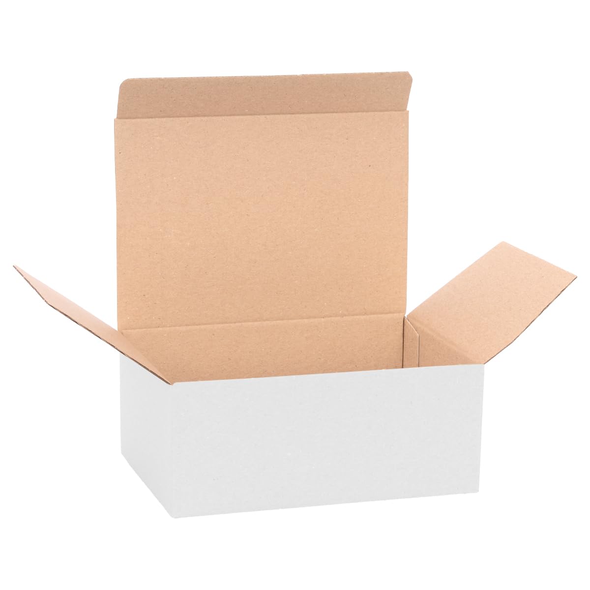 verpacking Geschenkboxen Weiß [Größe und Menge wählbar] kleine Faltschachteln für Geschenke, Schmuck, Süßigkeiten 170 x 120 x 70 mm 100 Stück
