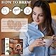 Kollagen Kaffee 10 x 10g, Abnehmen Kaffee, Collagenkaffee, Abnehmkaffee, Skinny Coffee, Alternative zum Detox Tee, Collagen Coffee, Idealer Diät-kaffee zum Abnehmen, Fördert Verdauung Entgiftung