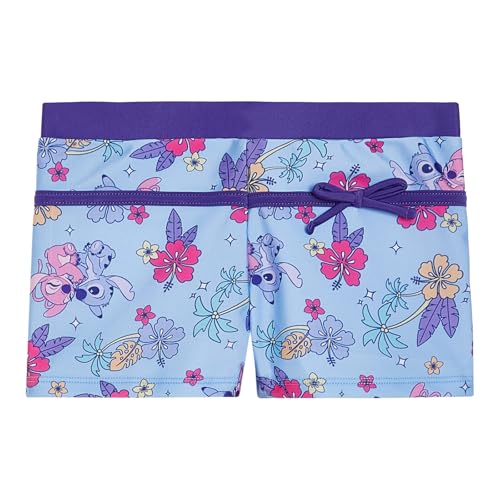 Disney Lilo & Stitch Girls Racerback UPF 50+ Tankini Top and Swim Shorts Outfit Set Little Kid to Big Kid Sizes (6-14-16)3