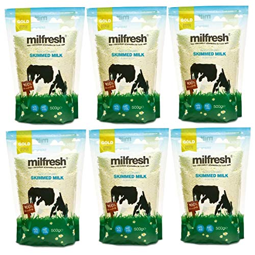 Milfresh Gold Skimmed Milk Powder 500g, Pack of 6