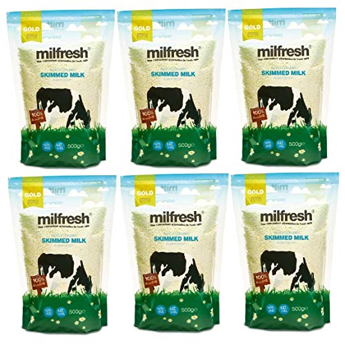 Price comparison product image Milfresh Gold Granulated Skimmed Milk Powder - 500g (Pack of 6)