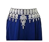 Handmade Womens Decorative Tie Belt- Waist Band Sash - Dress Costume Skirt Midi Maxi Fashion Accessory Novelty Jewelry - Tribal Fusion Festival Halloween Boho Gypsy Kuchi Belly Dance Dancing Gift