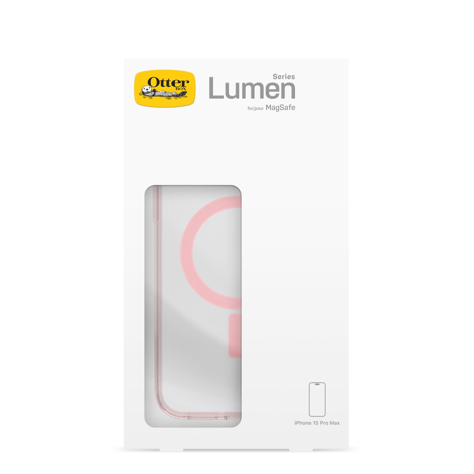 OtterBox Clear Case-serie met MagSafe voor Apple iPhone 15 Pro, schokbestendig, valbestendig, ultradun, beschermend dun hoesje, 3x Getest volgens Militaire Standaard, Tokyo
