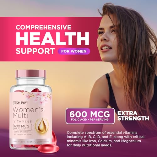 Built By Nature BBNWOMENSMULTIVITAMINS Vitamins For Women – Women'S Complete Daily Multivitamin Supplement With A, B, C, D, E, Iron, Calcium, Magnesium And Multi Minerals – Wellness & Immune Health Support thumb #2