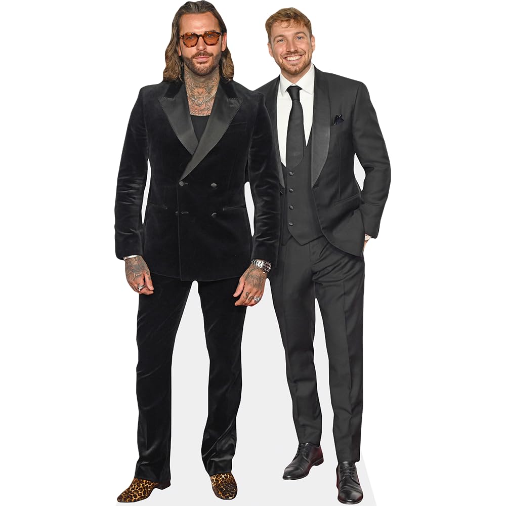 Celebrity Cutouts Lifelike Pete Wicks And Sam Thompson (Duo) Mini Celebrity Cutout