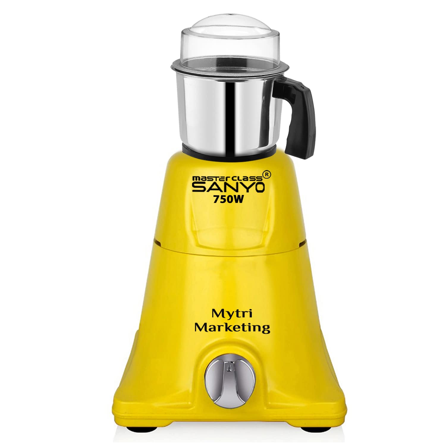 MasterClass Sanyo 750-watts Nexon Mixer Grinder with Chutney Jar (350ML),MAN374, Yellow