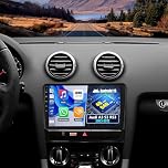 4+64G 9 Inches Car Stereo for Audi A3 S3 RS3 2003-2012,Radio fit for Carplay/Android Auto/GPS/Android 13/SWC/Bluetooth/Wifi/FM/Backup Camera