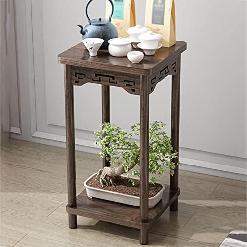 lekbakken voor plantenpotten Houten vaas basis plant display stand bloem plank chinese stijl indoor vloermaand houten… - Afbeelding 4