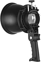 Qnotici Handheld S-Type Flash Bracket Holder 7 Inch 65 Degree Standard Reflector Diffuser Shade Lamp Shade with Bowens Mount for Speedlite Flash Snoot Softbox Beauty Dish Photography Umbrella Qnotici Handheld S-Type Flash Bracket Holder 7 Inch 65 Degree Standard Reflector Diffuser Shade Lamp Shade with Bowens Mount for Speedlite Flash Snoot Softbox Beauty Dish Photography Umbrella