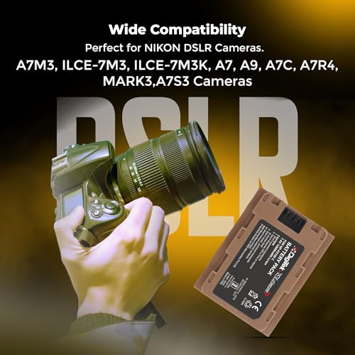 Image of Digitek Platinum NP-FZ100C Combo Extra Power Li-Ion Camera Battery with Type-C Quick Charging, 14800mWh High Capacity, No Memory Effect, Compatible with Sony Alpha Cameras