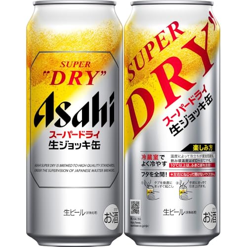 生ジョッキ缶 スーパードライ アサヒ ビール485ml24本 【フルオープン...