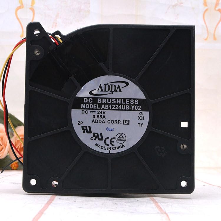 ADDA 12032 24V 0.55A AB1224UB-Y02 12CM Tram Car Seat Cooling Fan