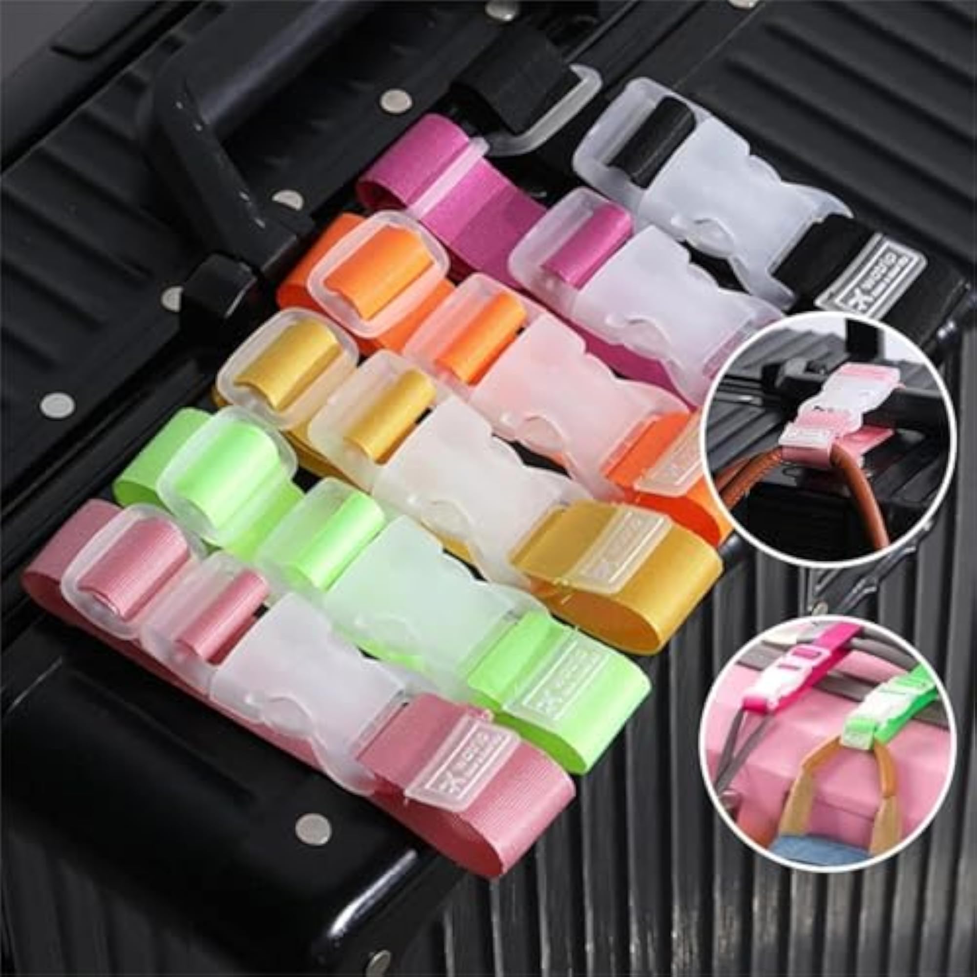 Heavy Duty Adjustable Luggage Strap for Travel Safety