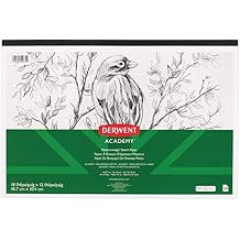 Derwent Academy Sketch Paper Pad, 50 Sheets, 18" x 12", Mediumweight 54974