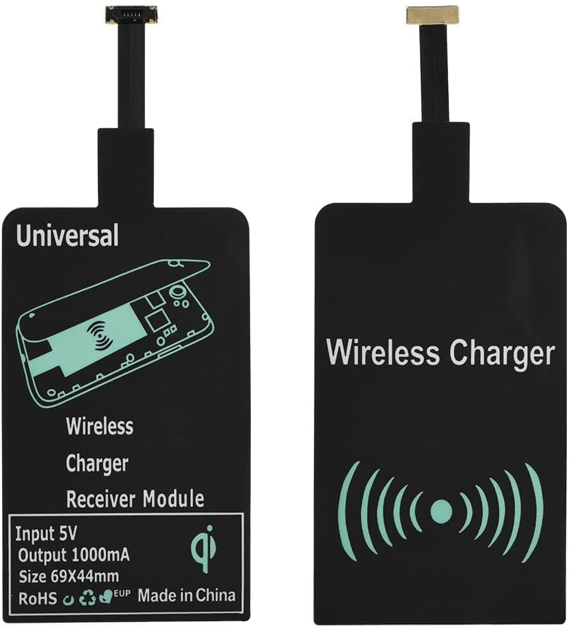 QI Receiver Type A for Samsung Galaxy J7 - J3-J6- S5 - LG V10 -LG Stylo 2-3 -Plus - QI Wireless Adapterâ€“ Wireless Charging Receiver- QI Receiver Adapter Samsung -Qi Charger Adapter Samsung Galaxy J7